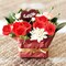 50 Pcs Small Red Artificial Rose Buds – 1.6" Silk Fake Flower Heads for DIY Crafts, Wedding Centerpieces, Bridal Shower, Party & Home Decoration
